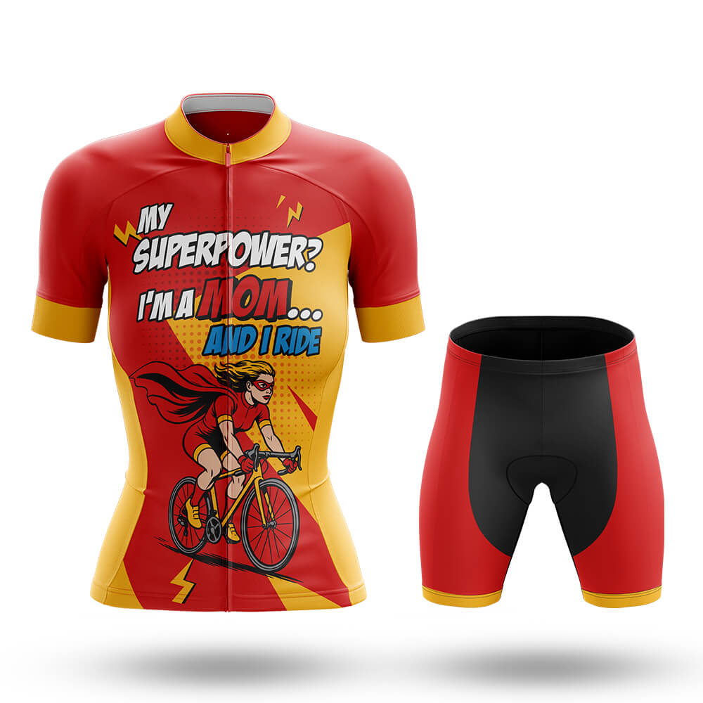 Super Mom on Wheels - Women's Cycling Kit