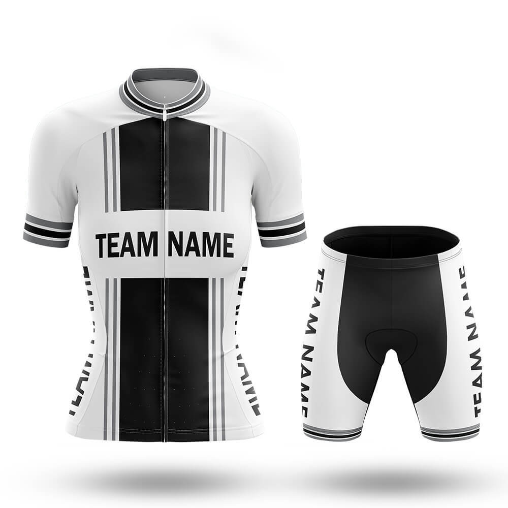 Custom Team Name M4 Black - Women's Cycling Kit