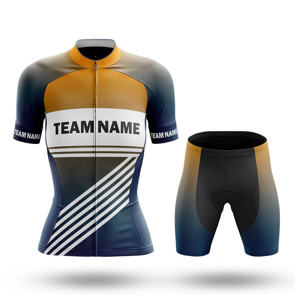 Custom Team Name S3 Yellow - Women's Cycling Kit