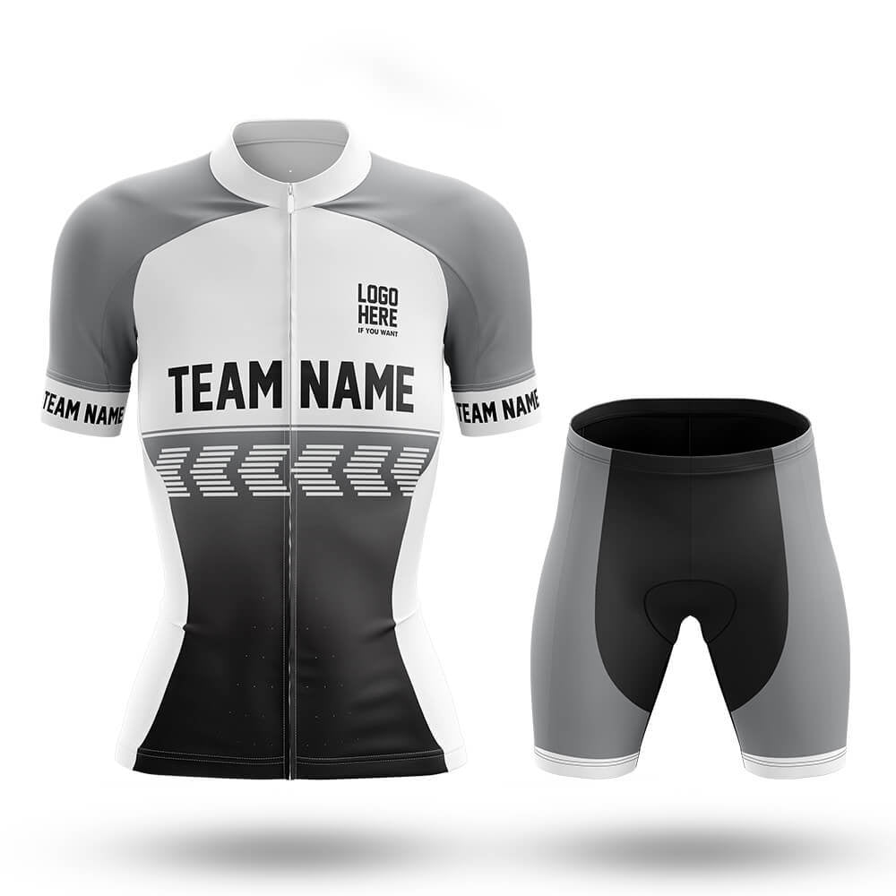 Custom Team Name S4 Grey - Women's Cycling Kit