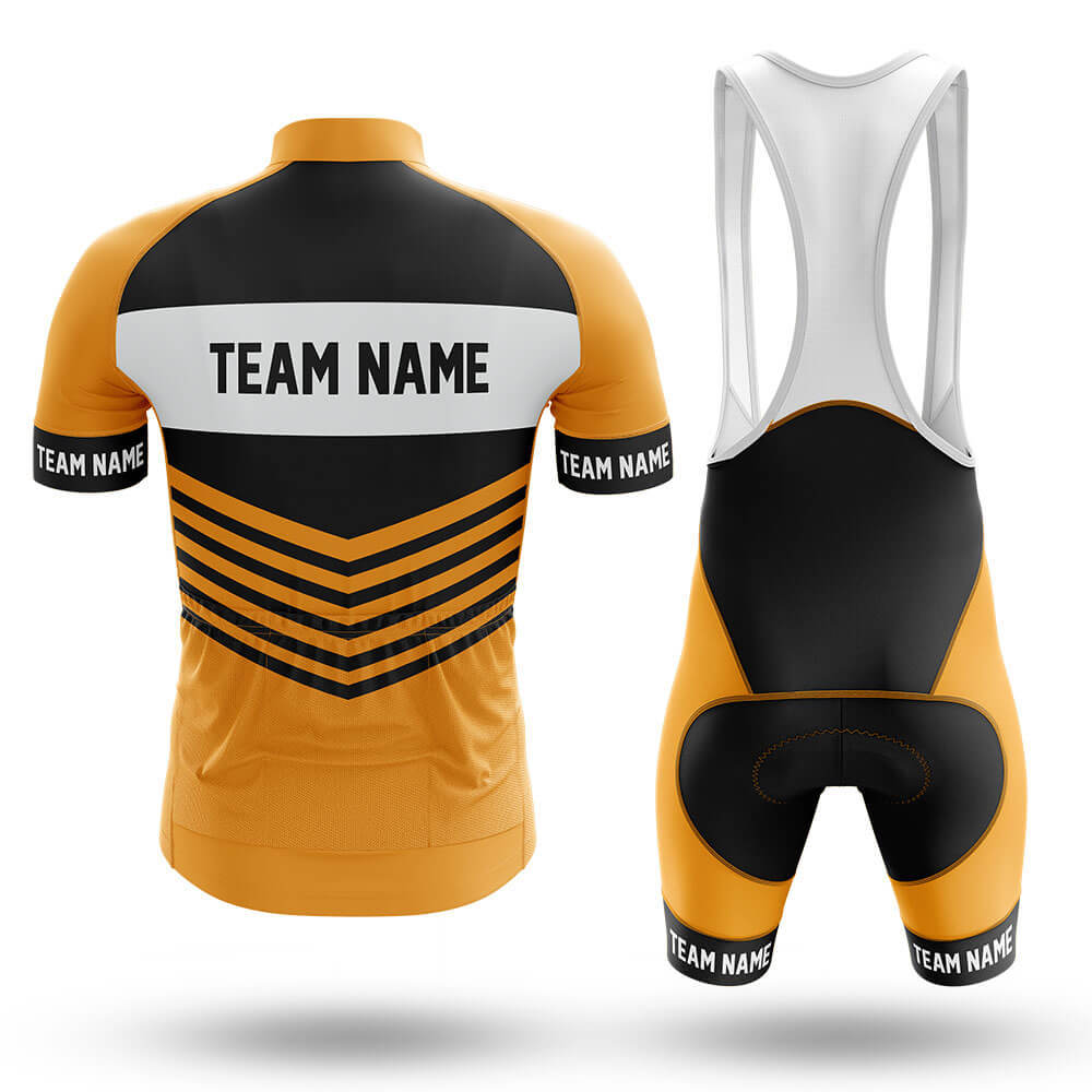 Custom Team Name V20 Yellow - Men's Cycling Kit