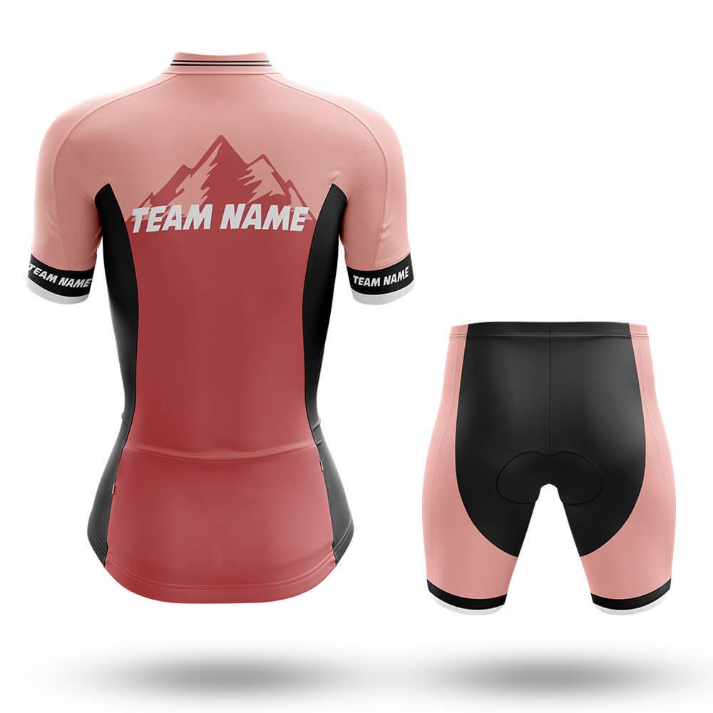 Custom Team Name V3 Pink - Women's Cycling Kit