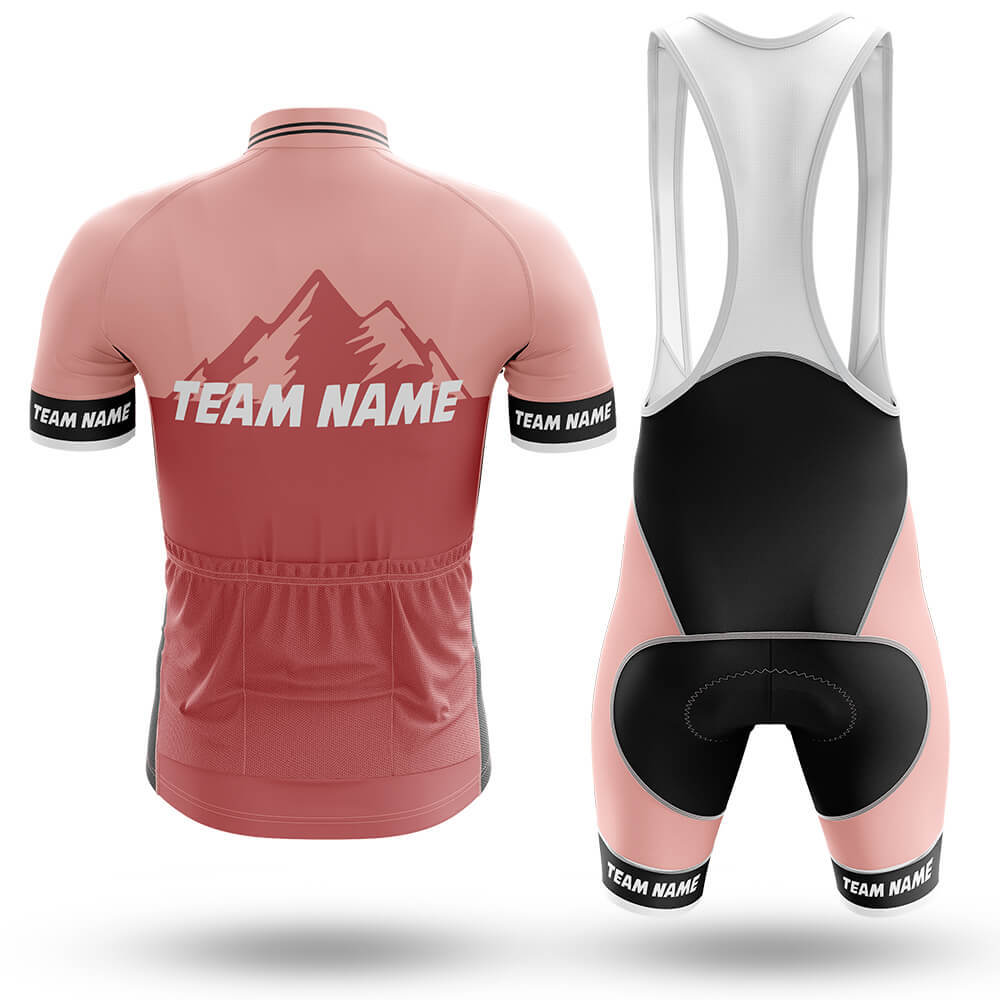 Custom Team Name V3 Pink - Men's Cycling Kit