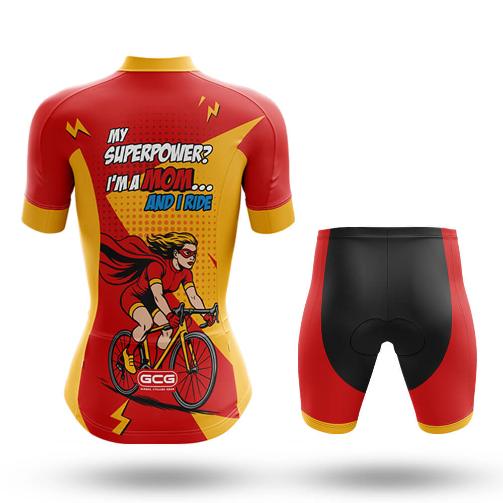 Super Mom on Wheels - Women's Cycling Kit