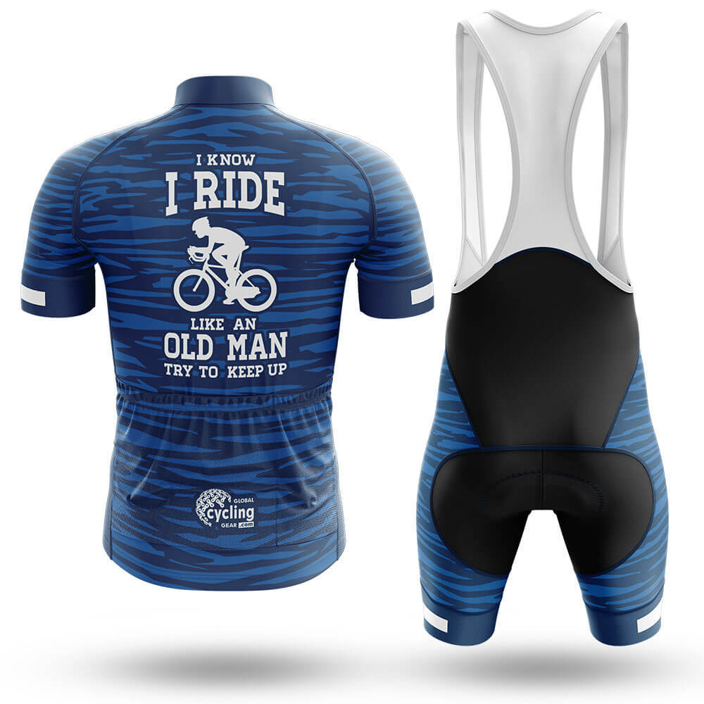 I Ride Like An Old Man V6 - Men's Cycling Kit