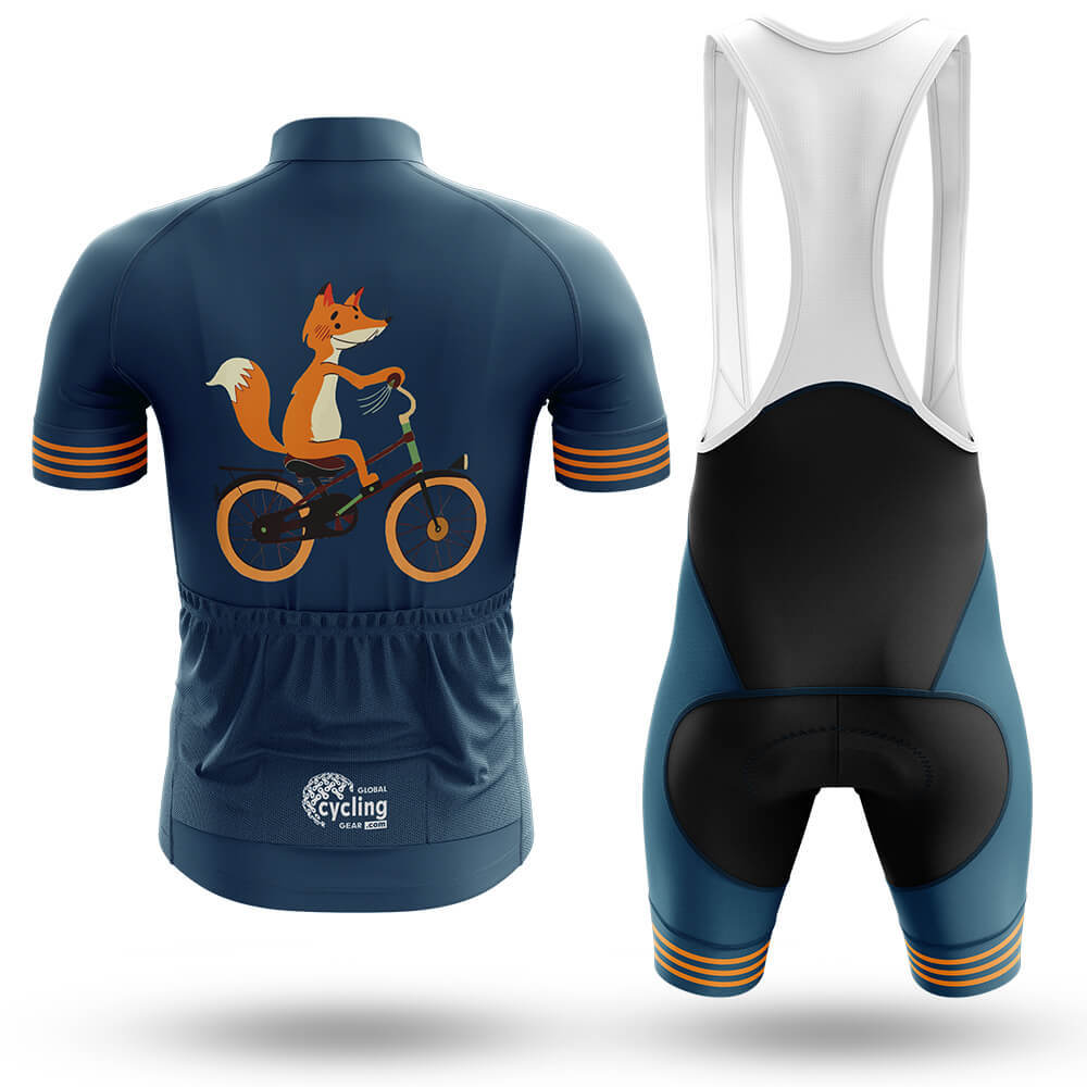 Fox On Bicycle - Men's Cycling Kit