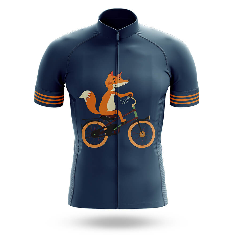 Fox On Bicycle - Men's Cycling Kit