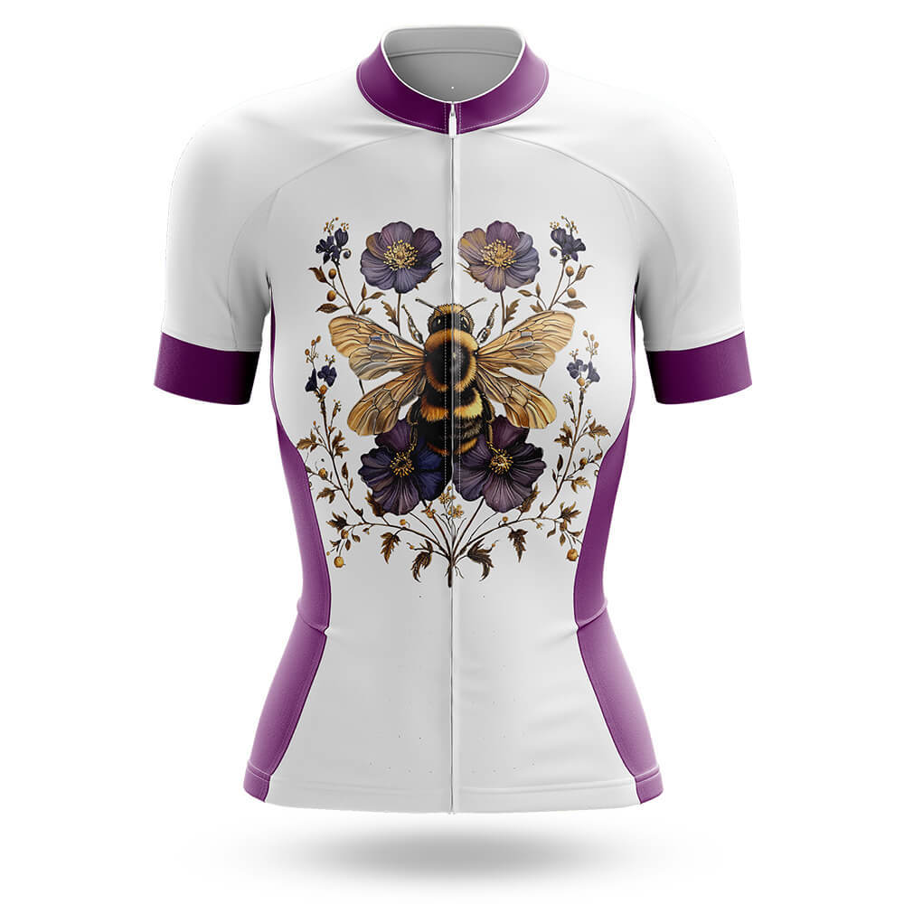 Vintage Floral Bee - Women's Cycling Kit