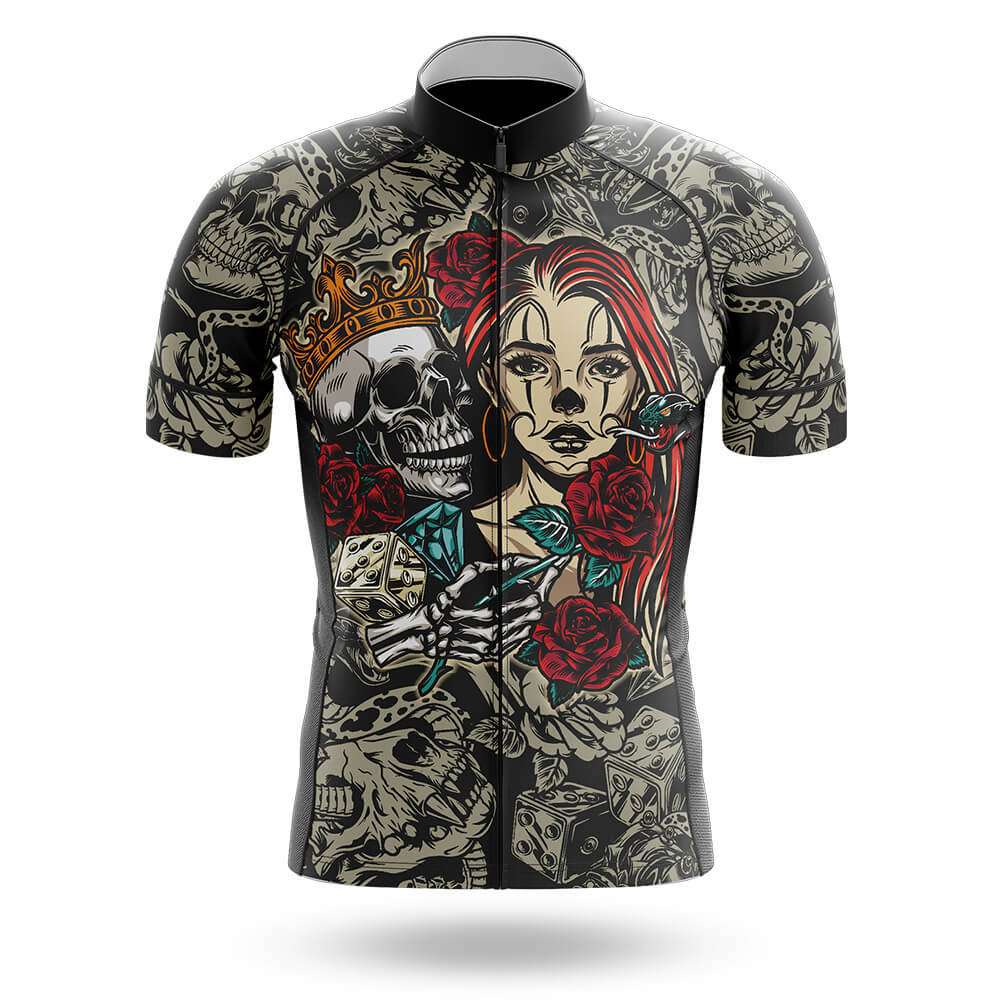 Chicano Tattoo Pattern - Men's Cycling Kit