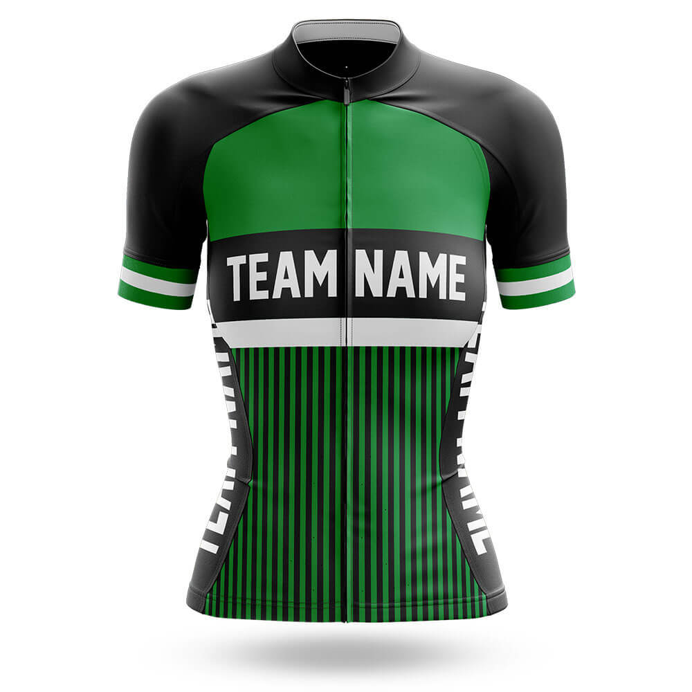 Custom Team Name M6 Green - Women's Cycling Kit