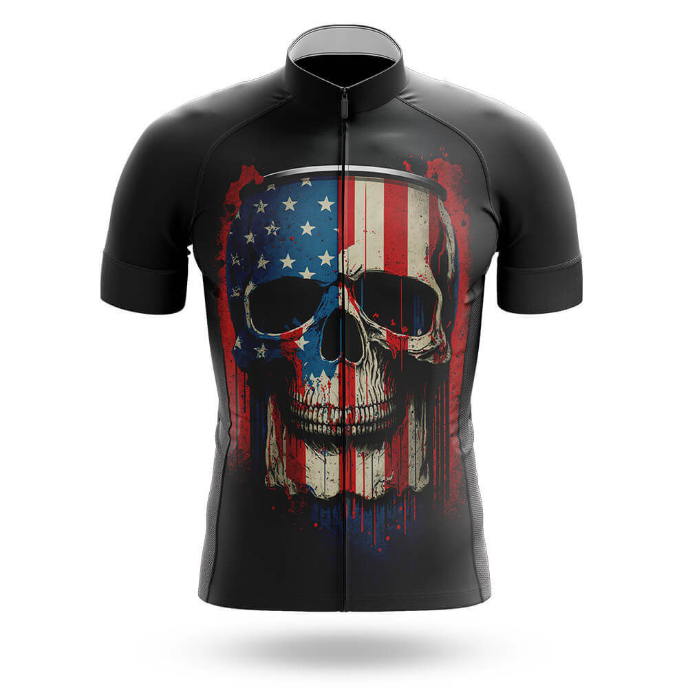 American Flag Skull - Men's Cycling Kit