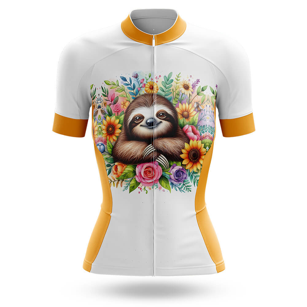 Floral Sloth - Women's Cycling Kit