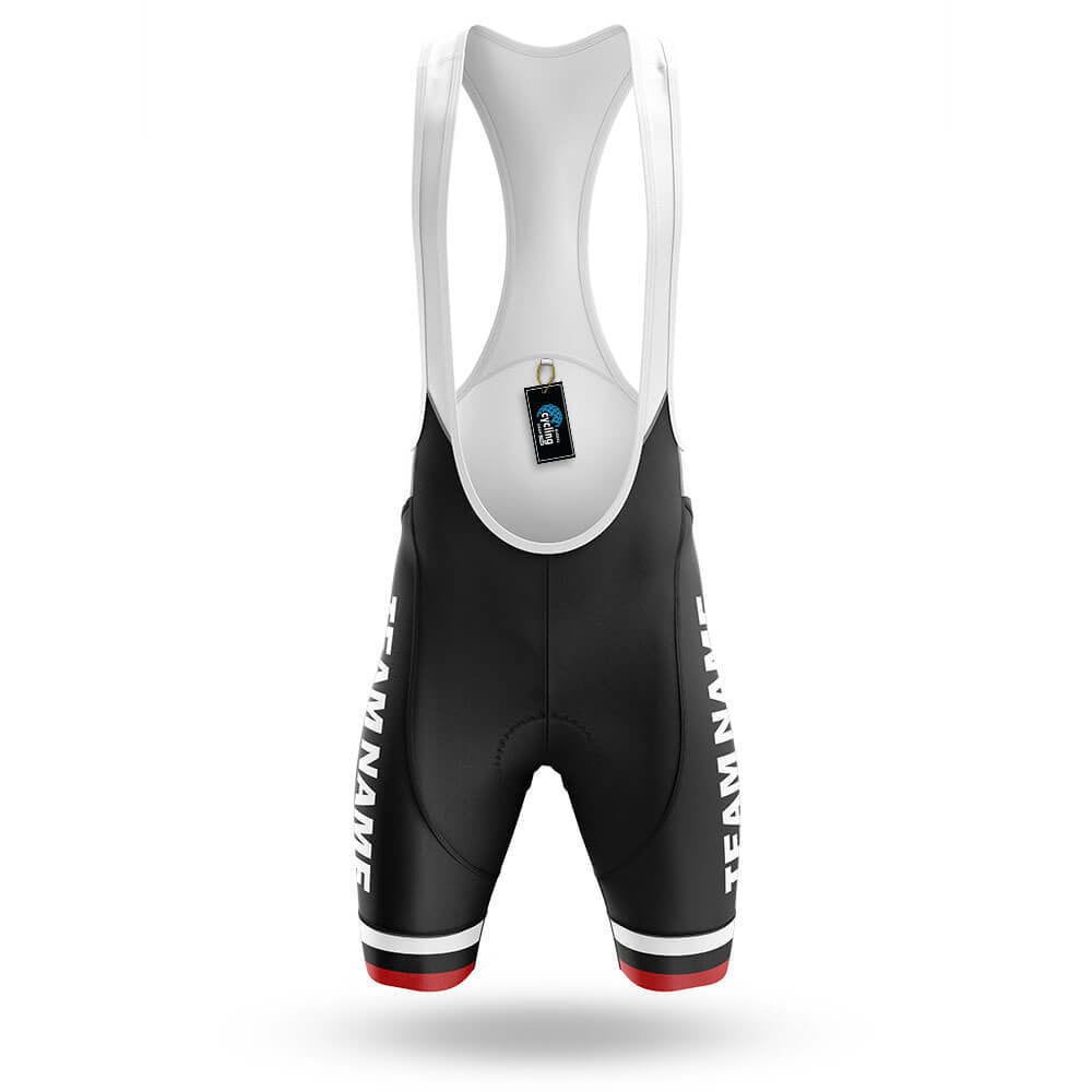Custom Team Name M7 Black - Men's Cycling Kit