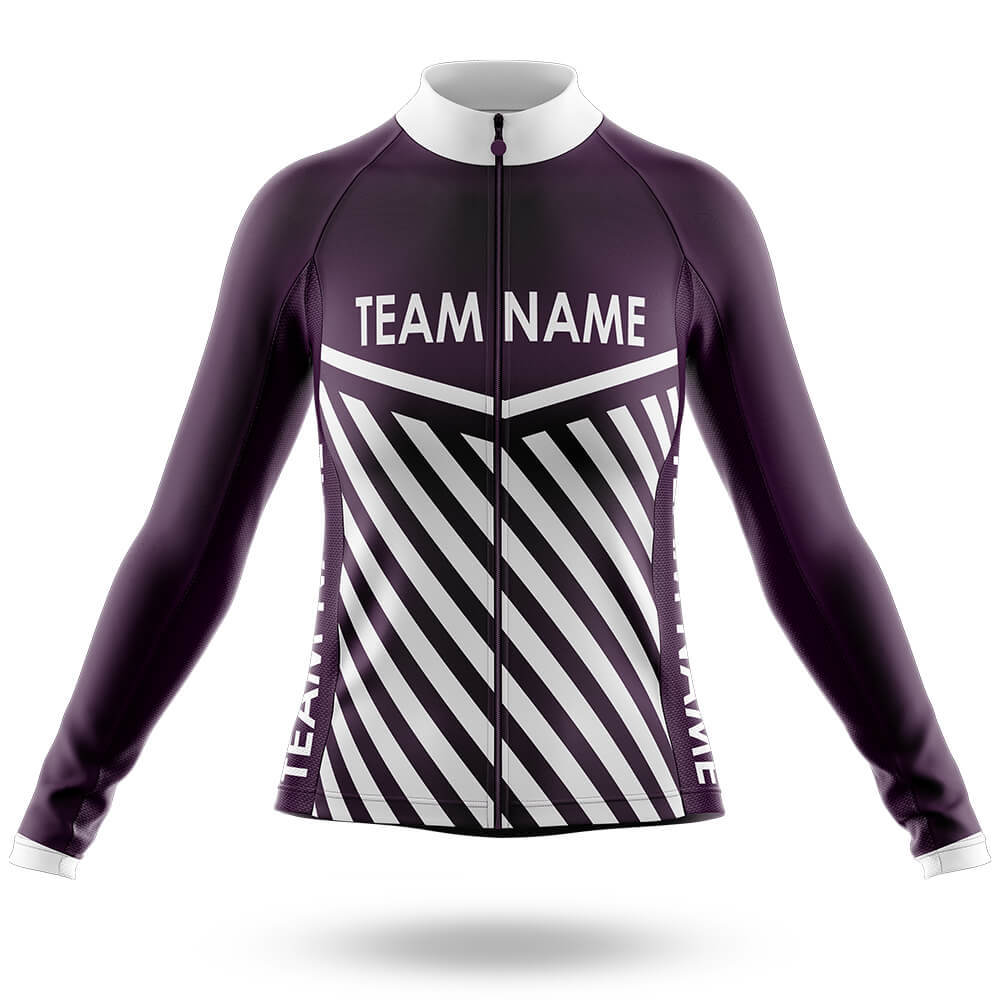 Custom Team Name M3 Dark Purple - Women's Cycling Kit