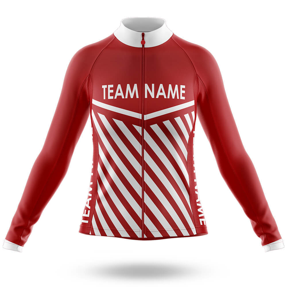 Custom Team Name M3 Red - Women's Cycling Kit