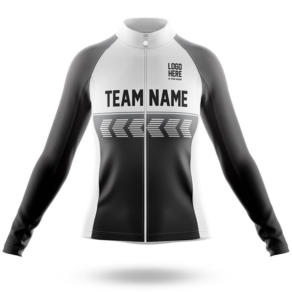 Custom Team Name S4 Grey - Women's Cycling Kit