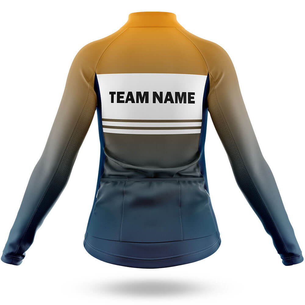 Custom Team Name S2 Yellow - Women's Cycling Kit
