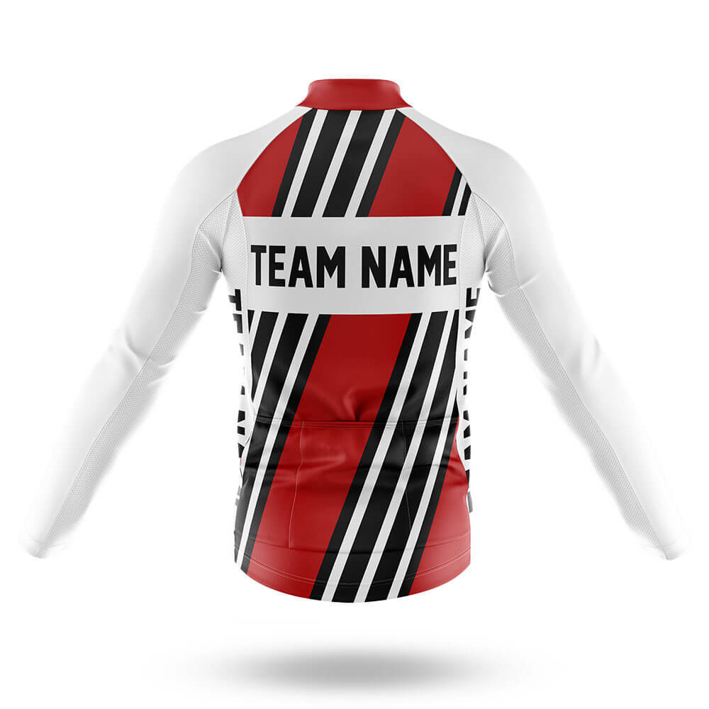 Custom Team Name M5 Red - Men's Cycling Kit
