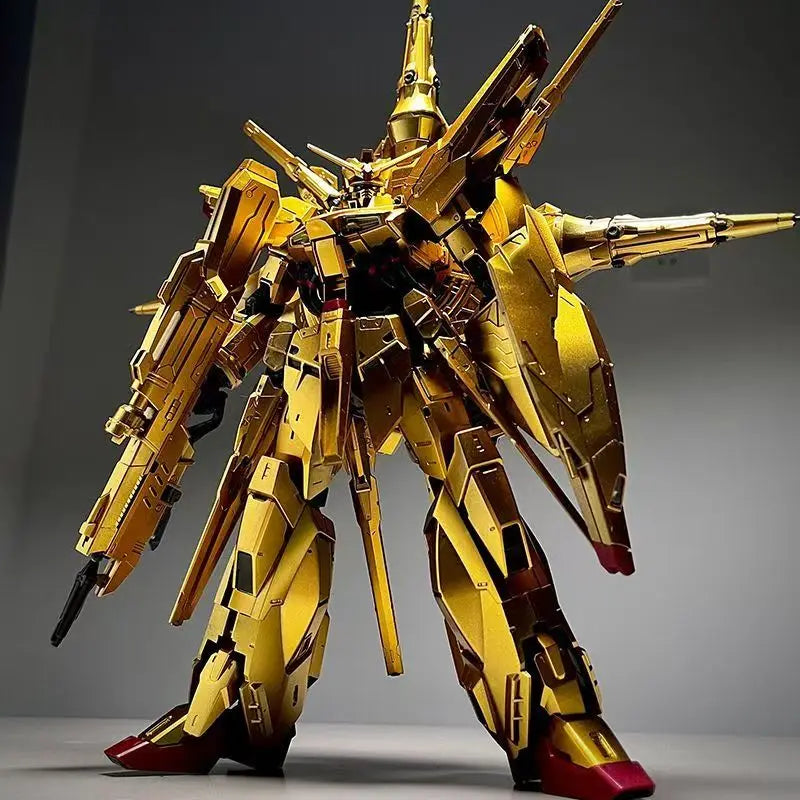 MG 1/100 ZGMF-X13A Providence Gold Version Assembly Model Kit Action Figures With Decals Collectible Toy Desktop Decor Boy Gift