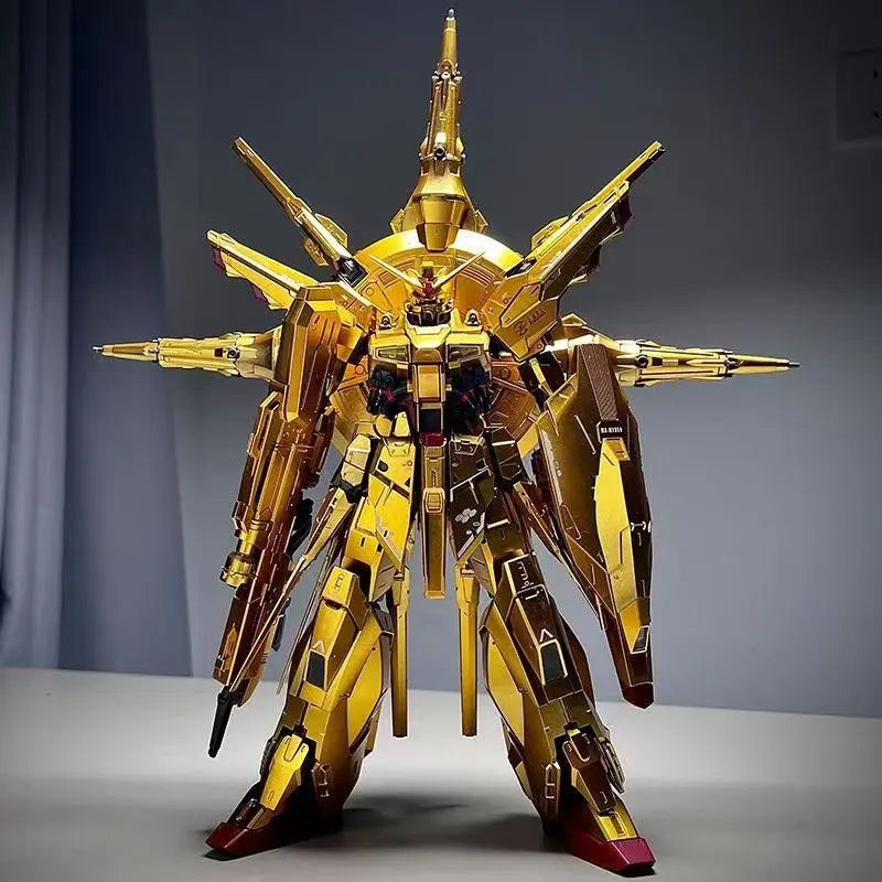 MG 1/100 ZGMF-X13A Providence Gold Version Assembly Model Kit Action Figures With Decals Collectible Toy Desktop Decor Boy Gift